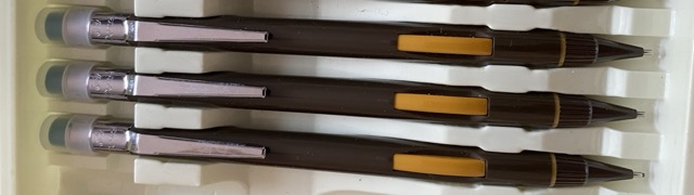 Pentel PD349 0.9mm Pencil Brown - Quicker Clicker.
